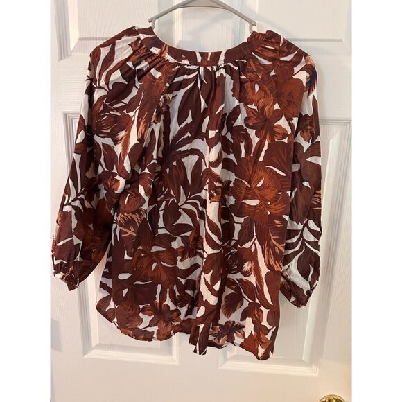 Cassee’s floral loose blouse size m - Picture 3 of 5